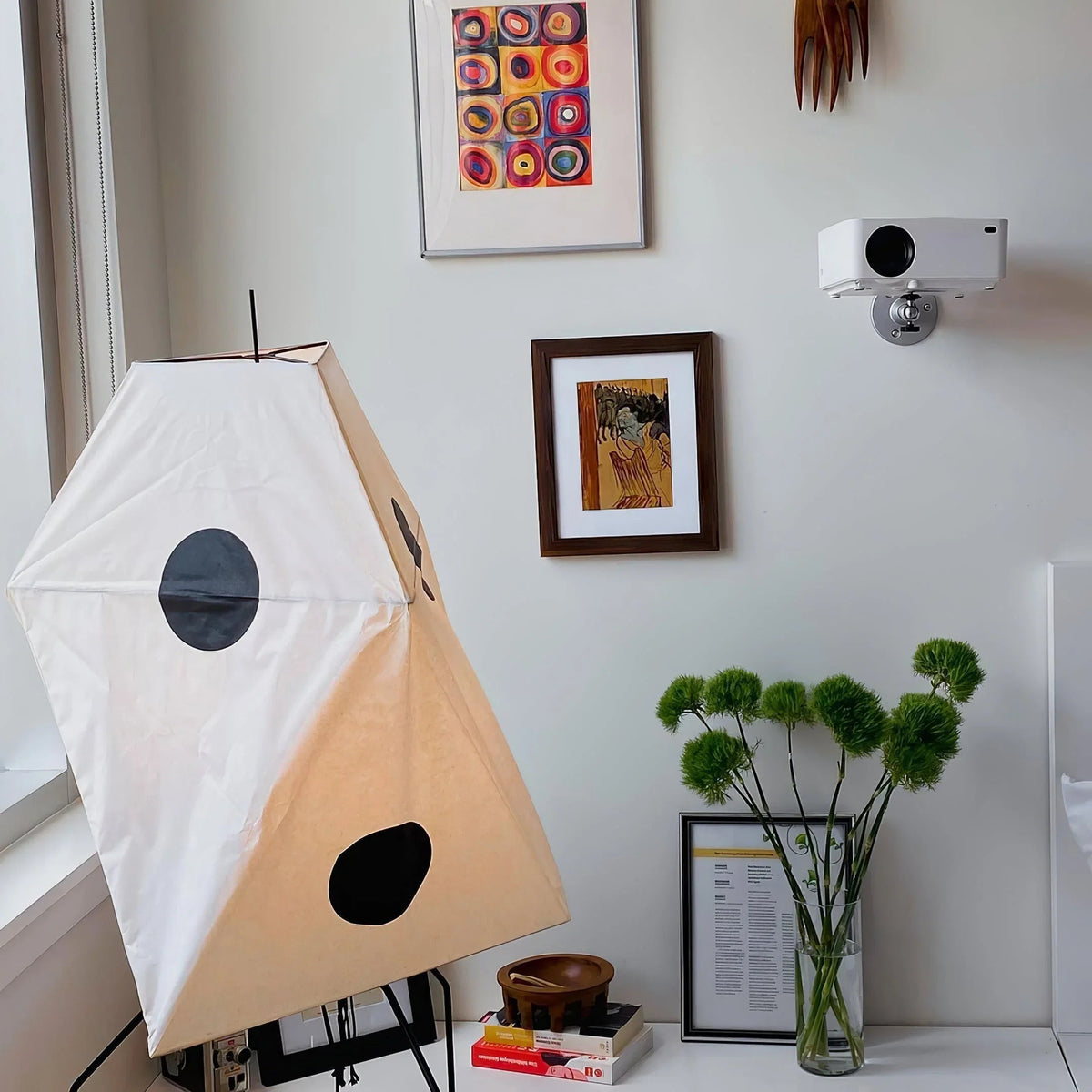 Akari UF3-Q Floor Lamp for Living Room by AUVIELIGHT
