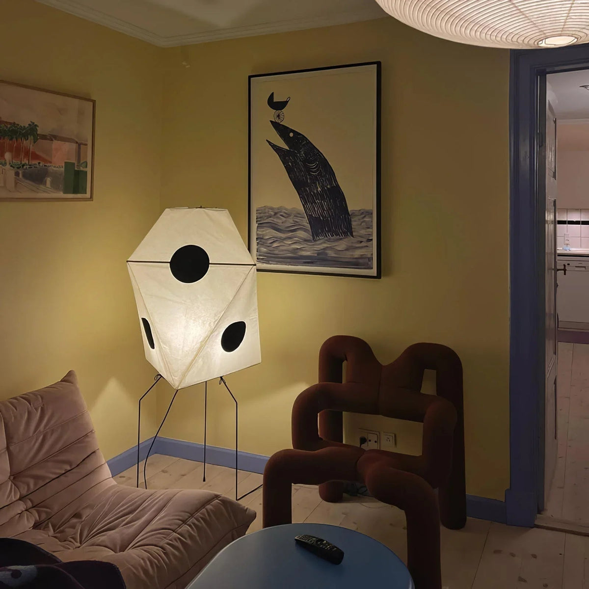 Akari UF3-Q Floor Lamp for Living Room by AUVIELIGHT