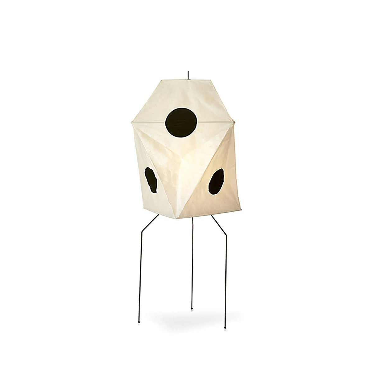 Akari UF3-Q Floor Lamp for Living Room by AUVIELIGHT, Dia 48cm x H 130cm / ∅ 18.8″ x H 51″ / White / AU plug and 3 other sizes