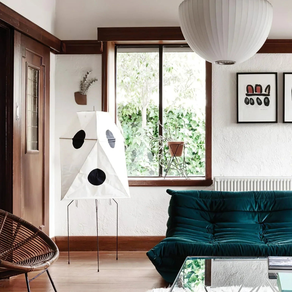 Akari UF3-Q Floor Lamp for Living Room by AUVIELIGHT