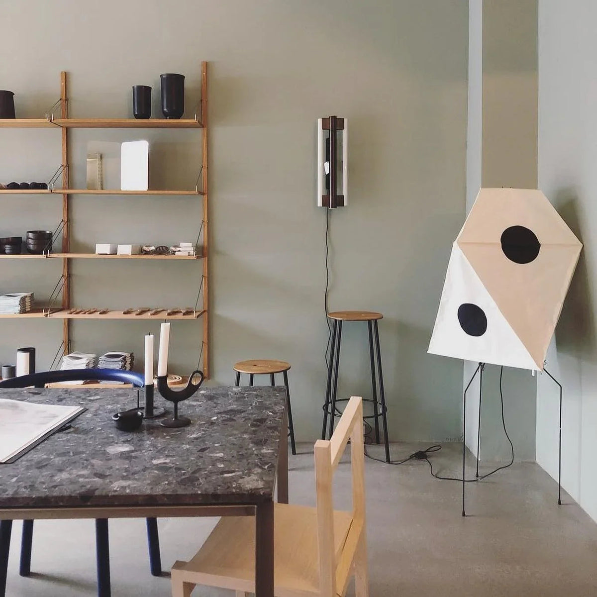 Akari UF3-Q Floor Lamp for Living Room by AUVIELIGHT