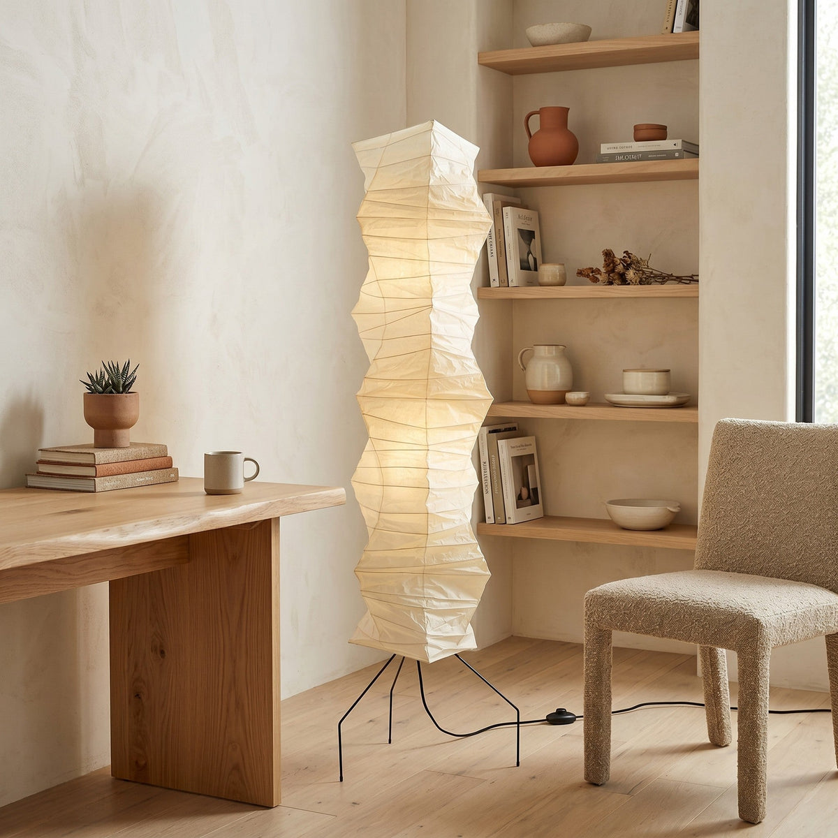 Akari UF4-33N Floor Lamp for Living Room by AUVIELIGHT