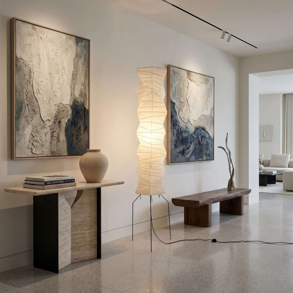 Akari UF4-33N Floor Lamp for Living Room by AUVIELIGHT