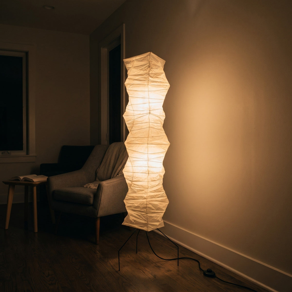 Akari UF4-33N Floor Lamp for Living Room by AUVIELIGHT