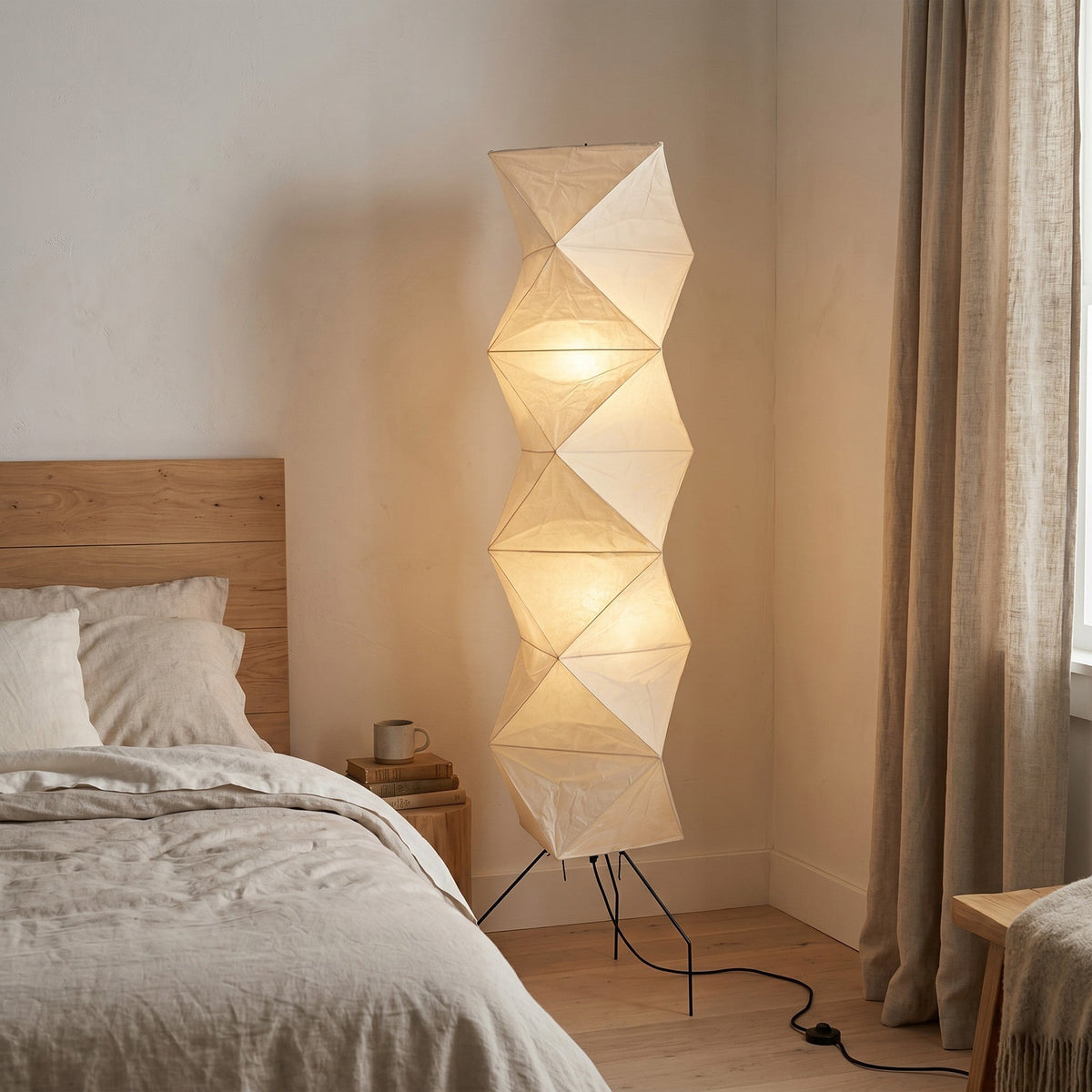 Akari UF4-33N Floor Lamp for Living Room by AUVIELIGHT