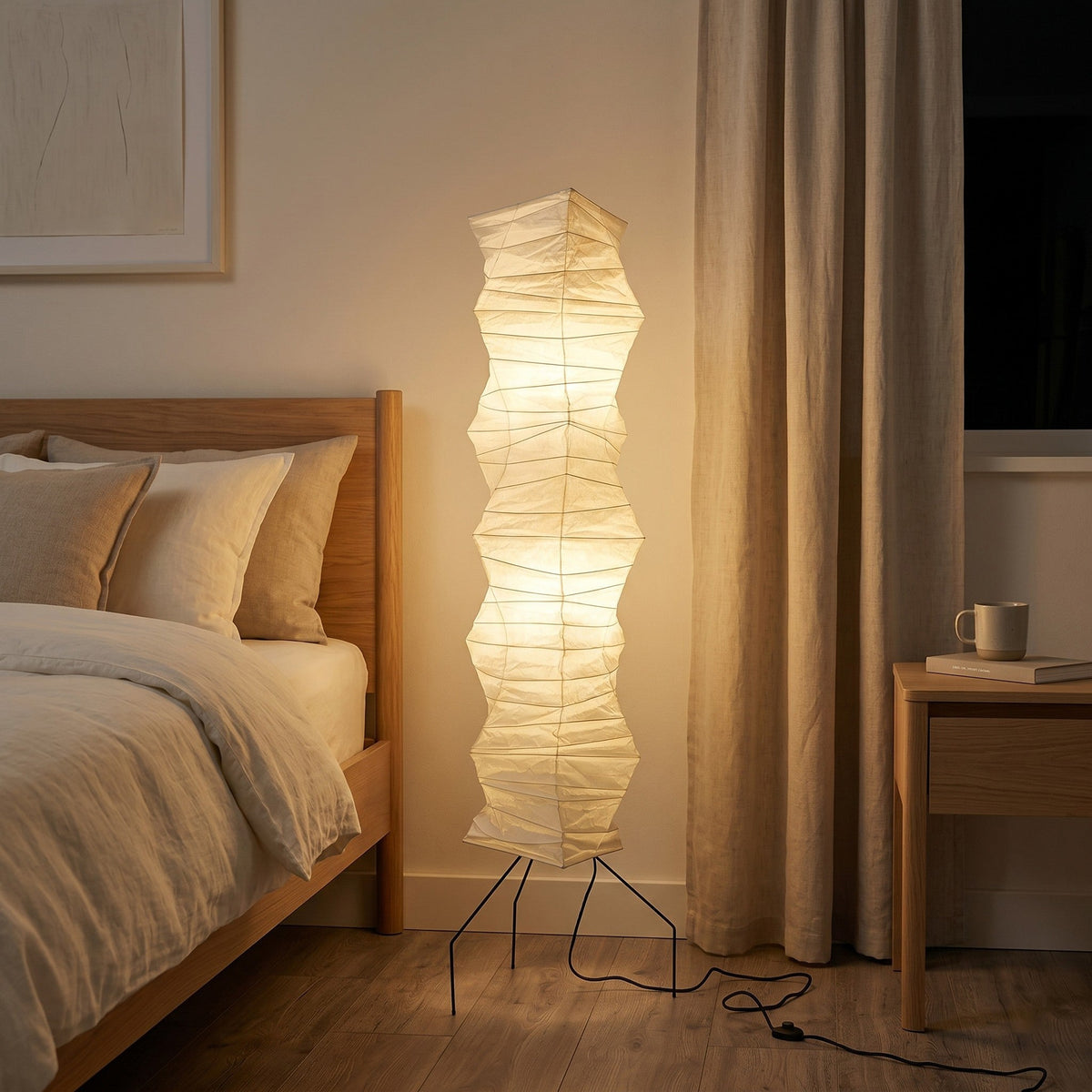 Akari UF4-33N Floor Lamp for Living Room by AUVIELIGHT