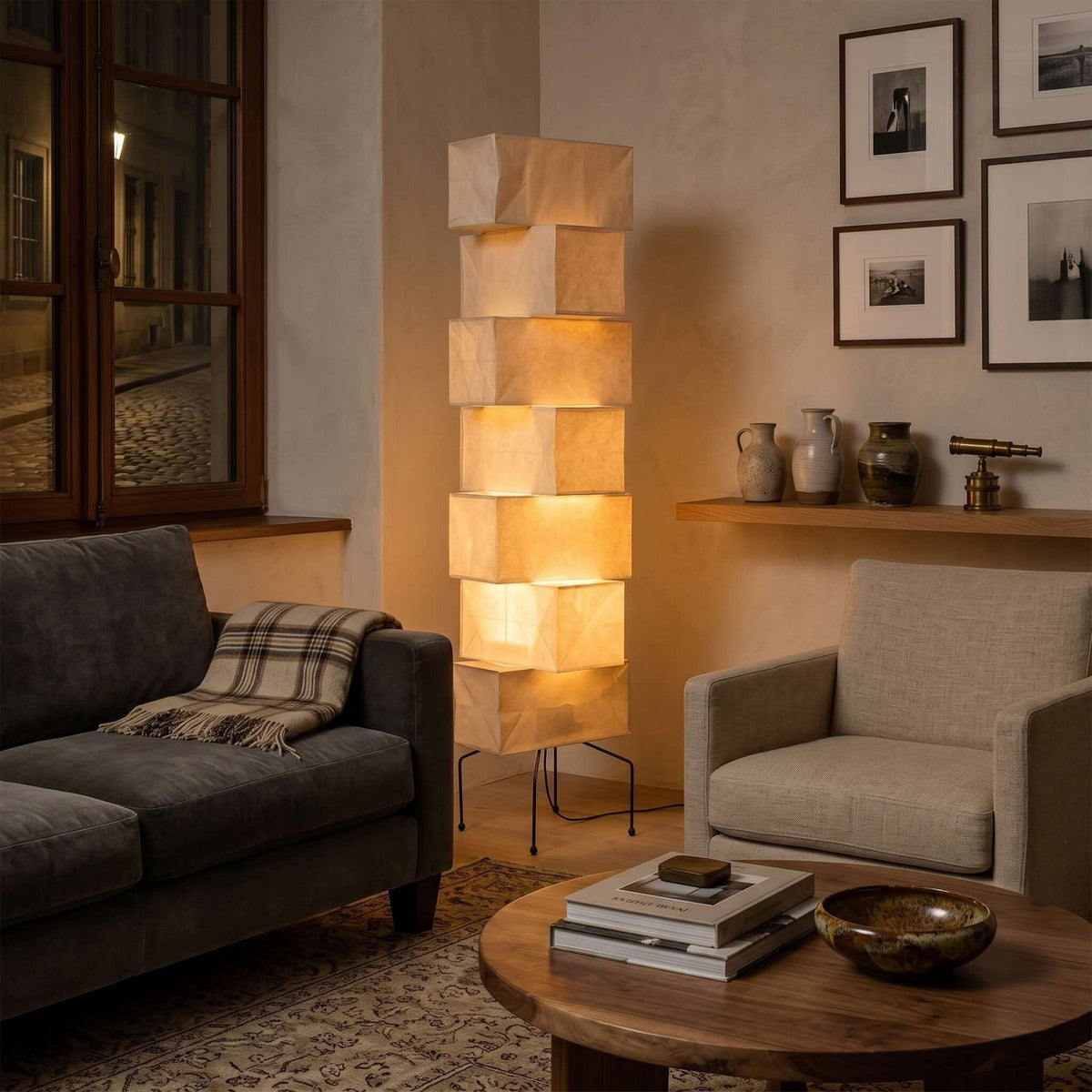 Akari UF4-L10 Floor Lamp for Living Room by AUVIELIGHT