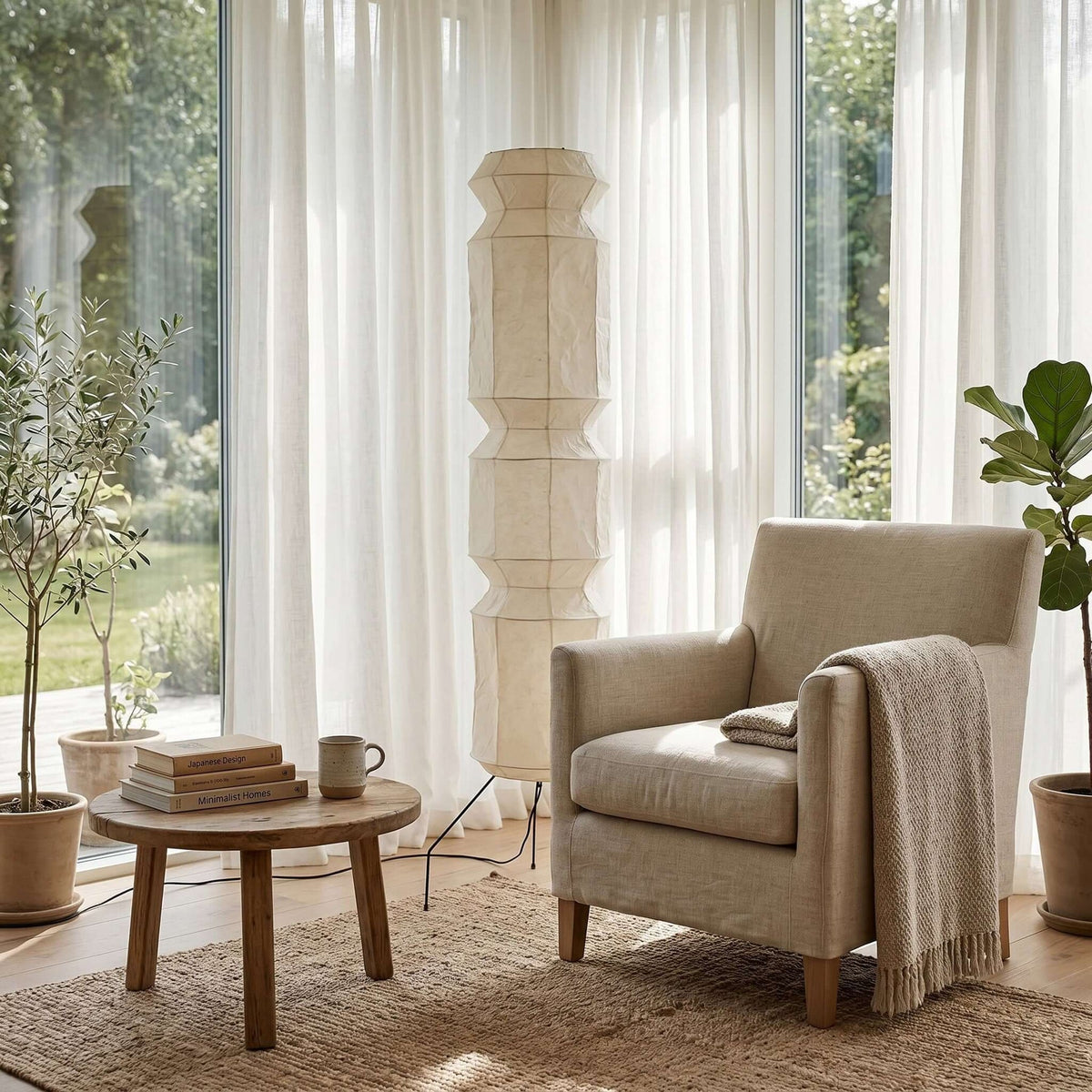 Akari UF4-L6 Floor Lamp for Living Room by AUVIELIGHT