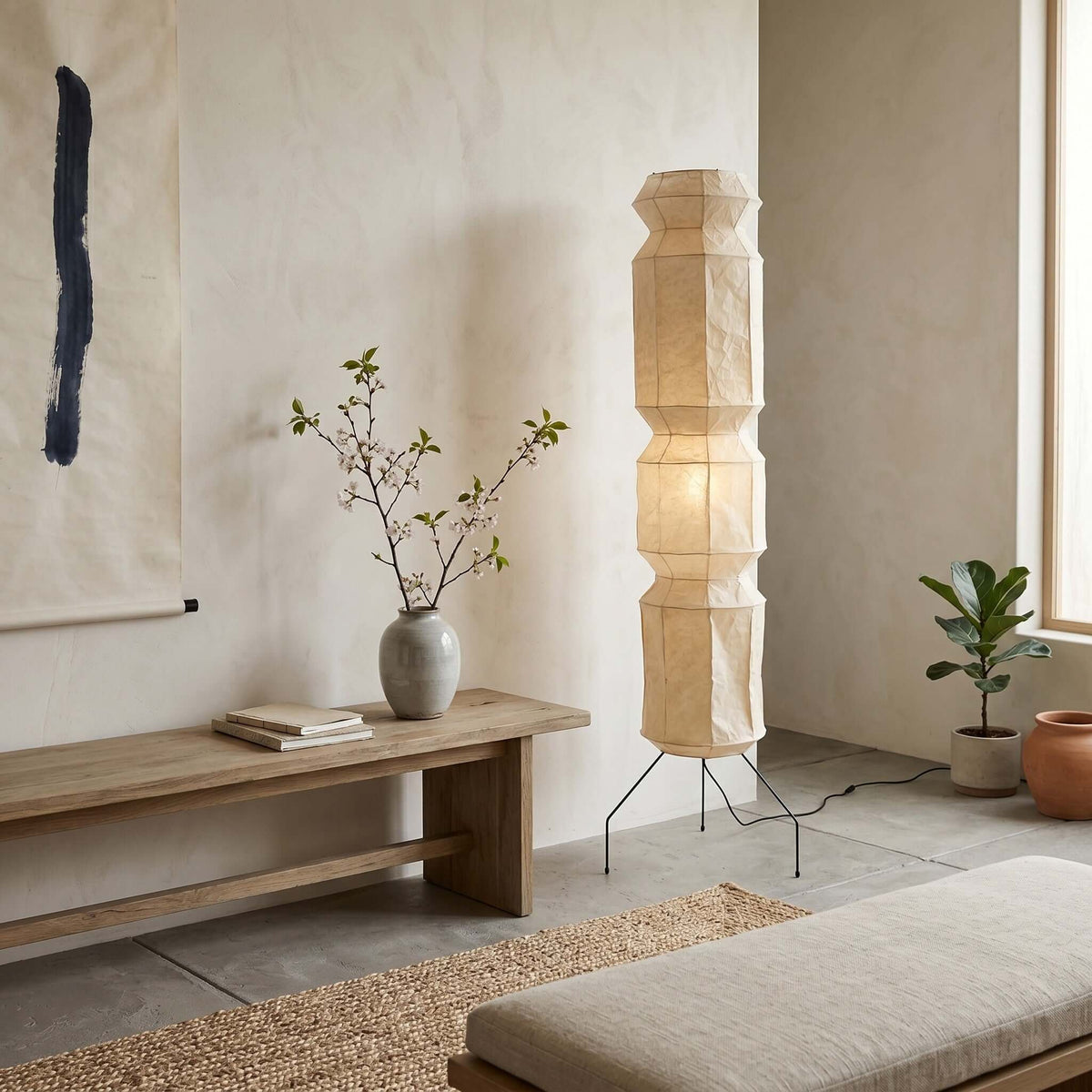 Akari UF4-L6 Floor Lamp for Living Room by AUVIELIGHT