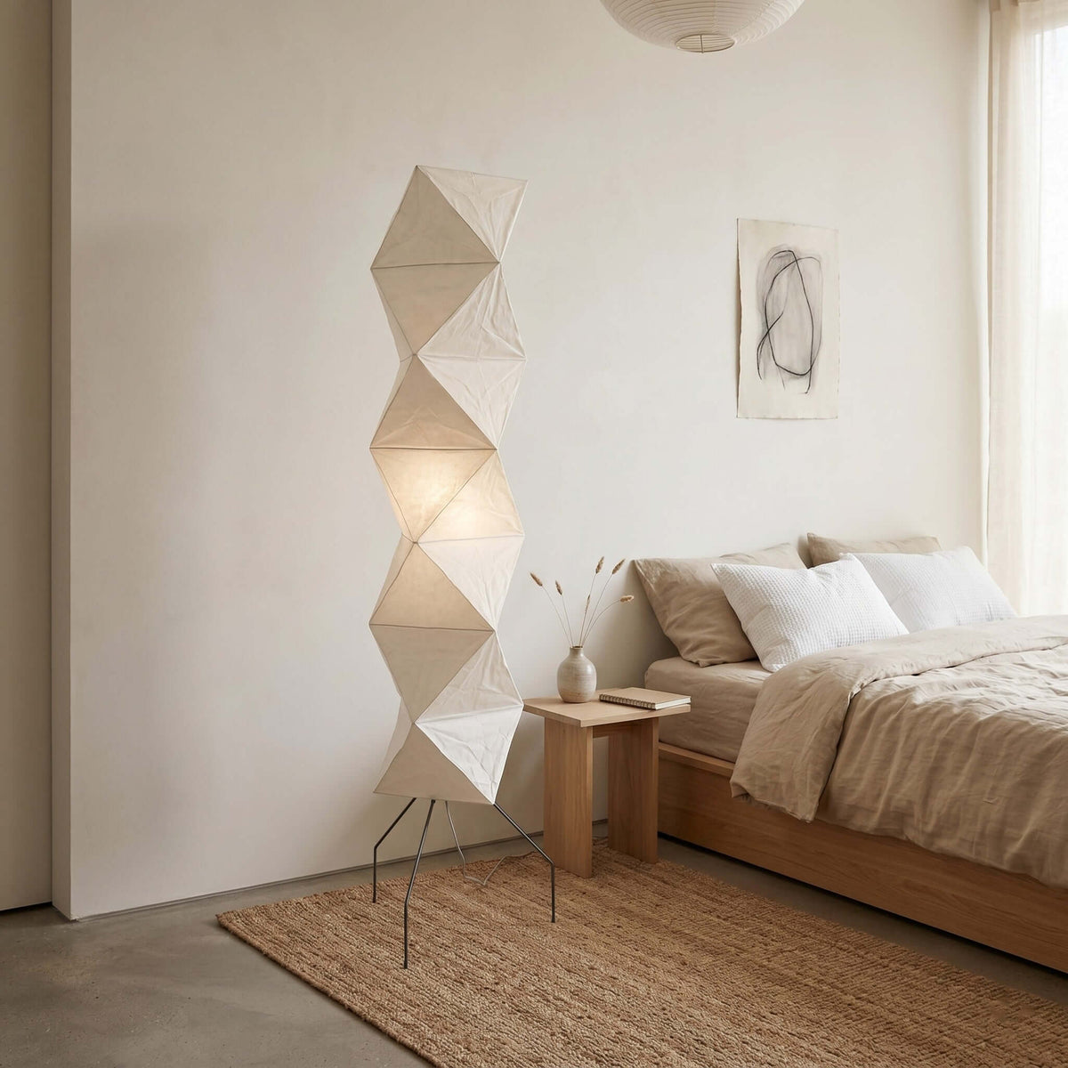 Akari UF4-L8 Floor Lamp for Living Room by AUVIELIGHT