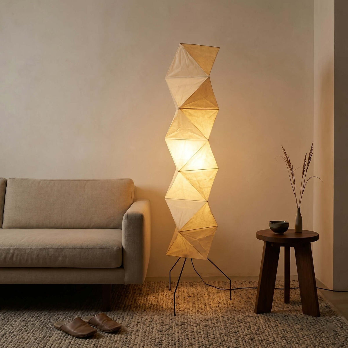 Akari UF4-L8 Floor Lamp for Living Room by AUVIELIGHT