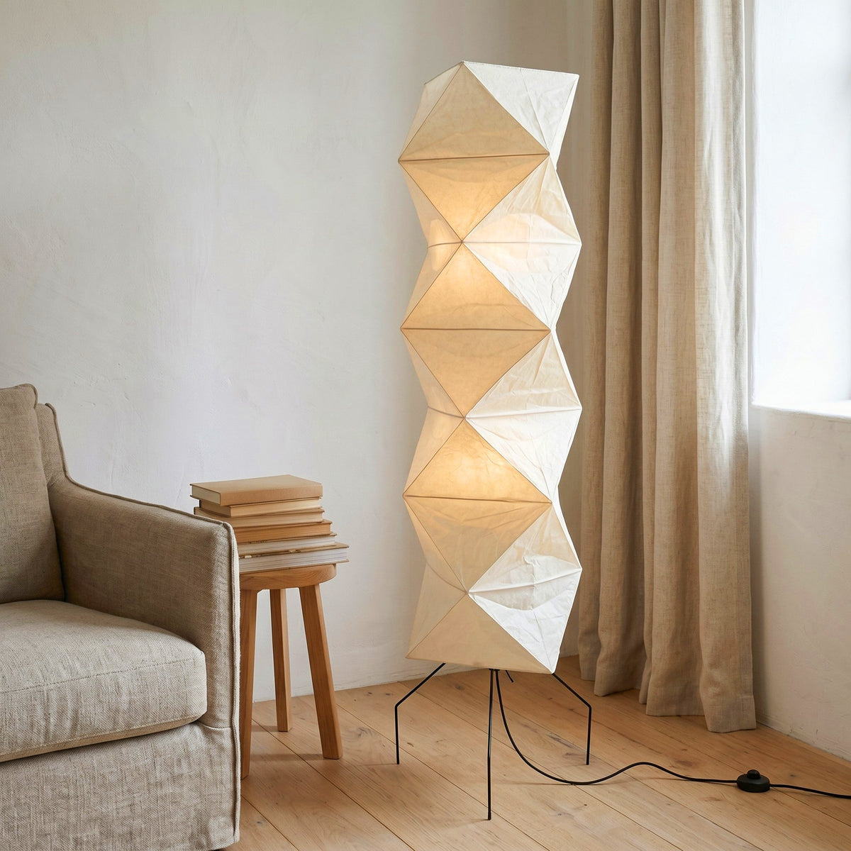 Akari UF4-L8 Floor Lamp for Living Room by AUVIELIGHT
