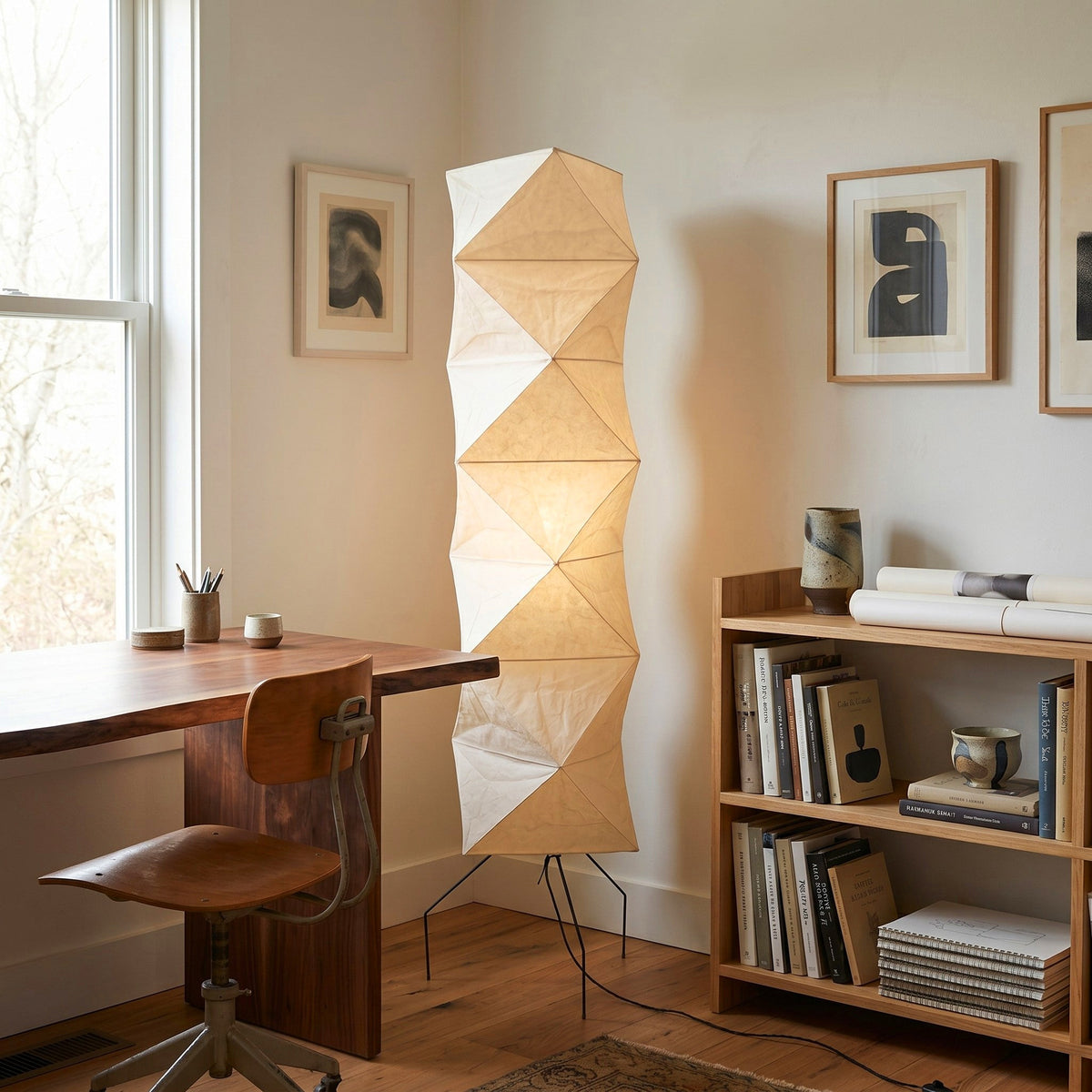 Akari UF4-L8 Floor Lamp for Living Room by AUVIELIGHT