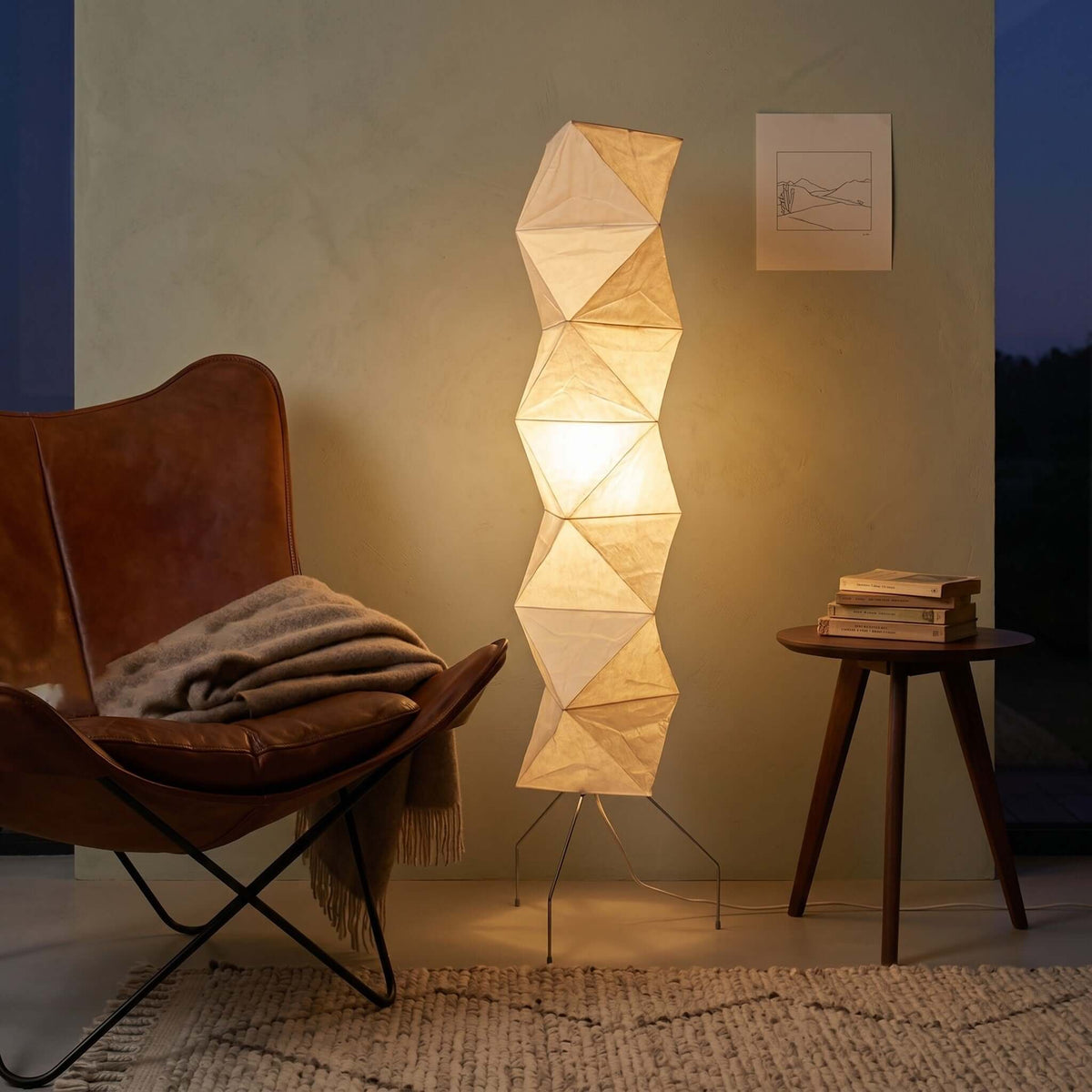 Akari UF4-L8 Floor Lamp for Living Room by AUVIELIGHT