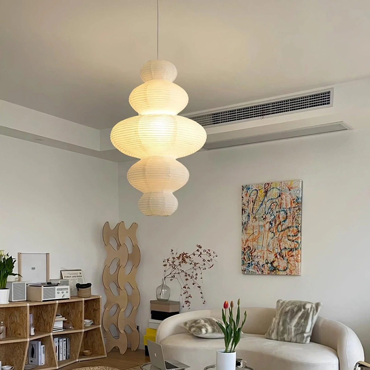 Akari Juni Pendant Light for Kitchen Island by AUVIELIGHT
