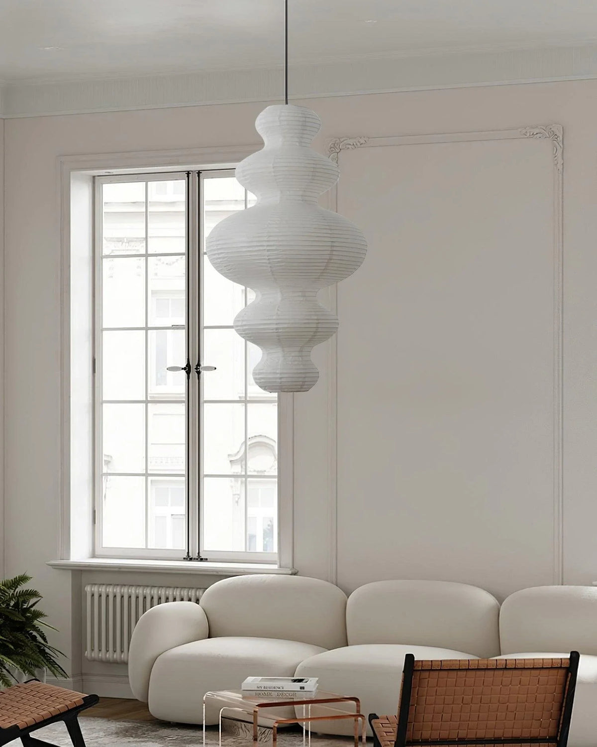 Akari Juni Pendant Light for Kitchen Island by AUVIELIGHT