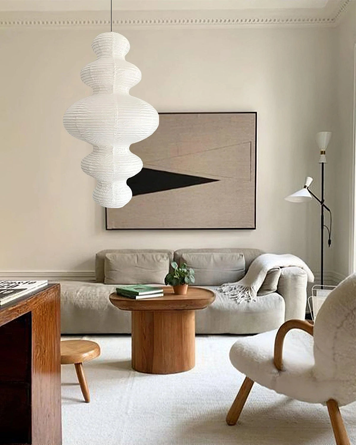 Akari Juni Pendant Light for Kitchen Island by AUVIELIGHT