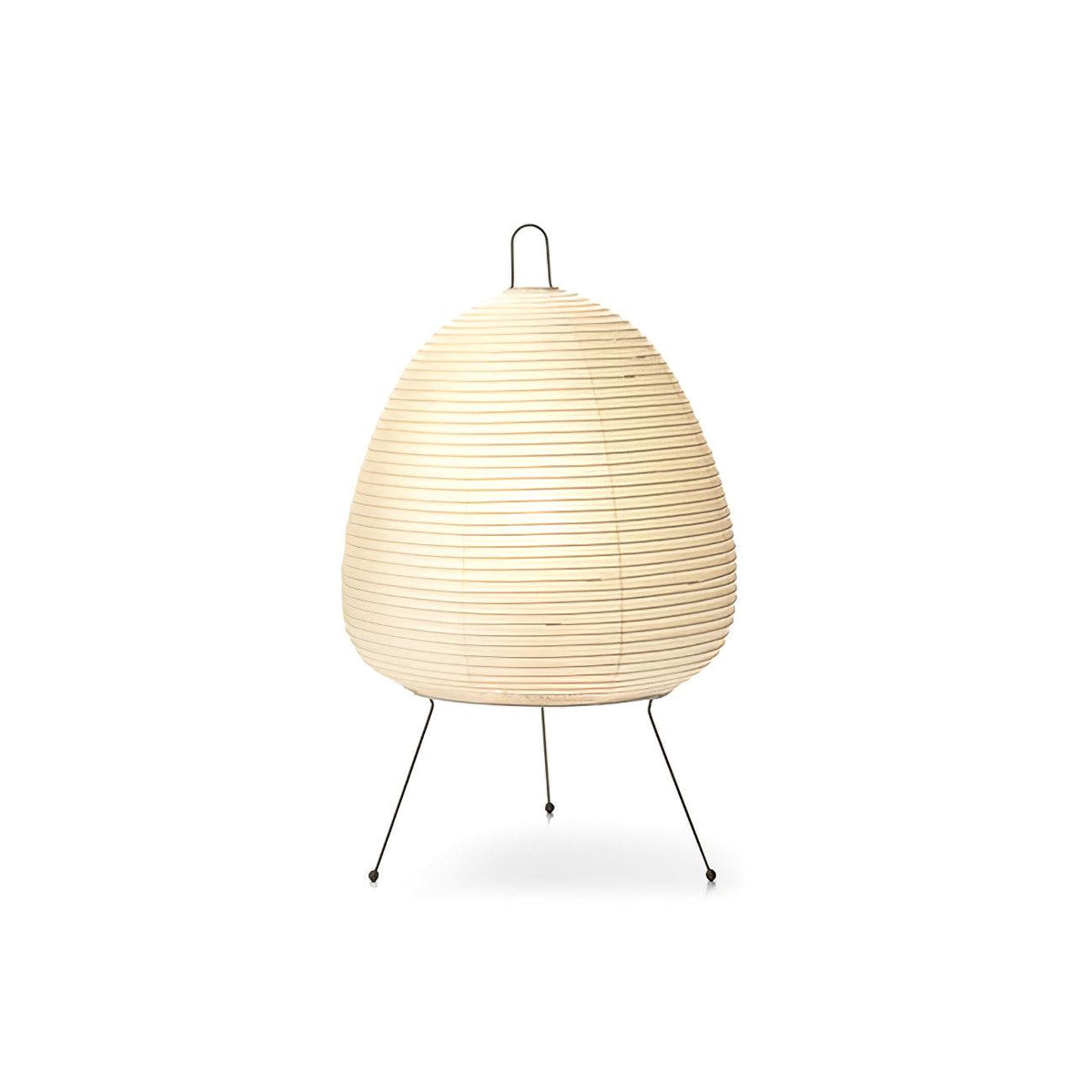 Akari 1A Table Lamp in paper for Living Room by AUVIELIGHT, Akari 1A ∅ 10.2″ x H 16.9″ / Dia 26cm x H 43cm / White / AU Plug and 3 other sizes