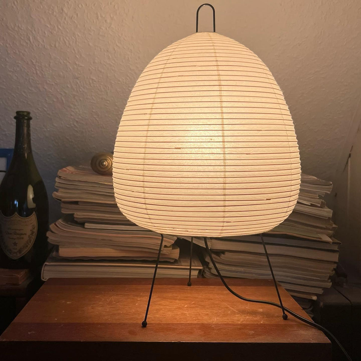 Akari 1A Table Lamp in paper for Living Room by AUVIELIGHT