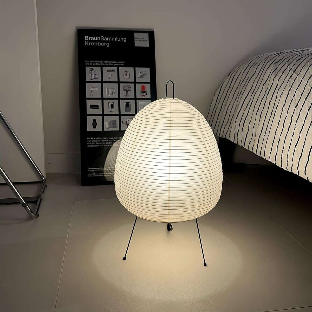 Akari 1A Table Lamp in paper for Living Room by AUVIELIGHT