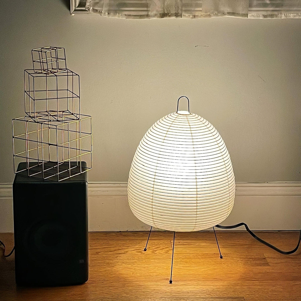 Akari 1A Table Lamp in paper for Living Room by AUVIELIGHT