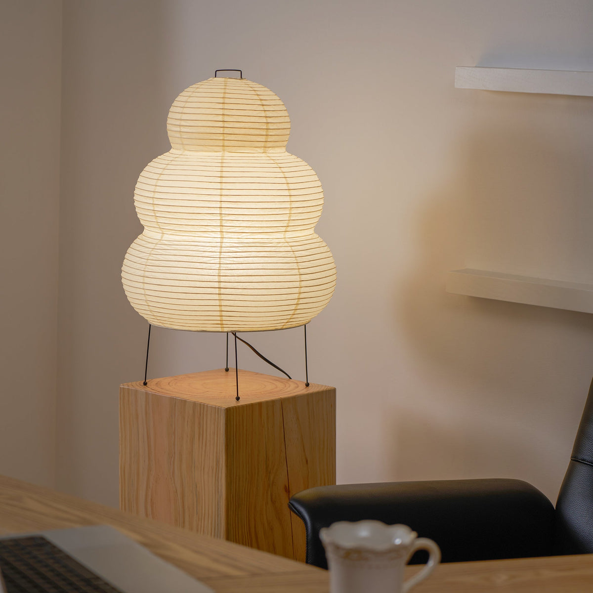 Akari 25N Table Lamp in paper for Living Room by AUVIELIGHT