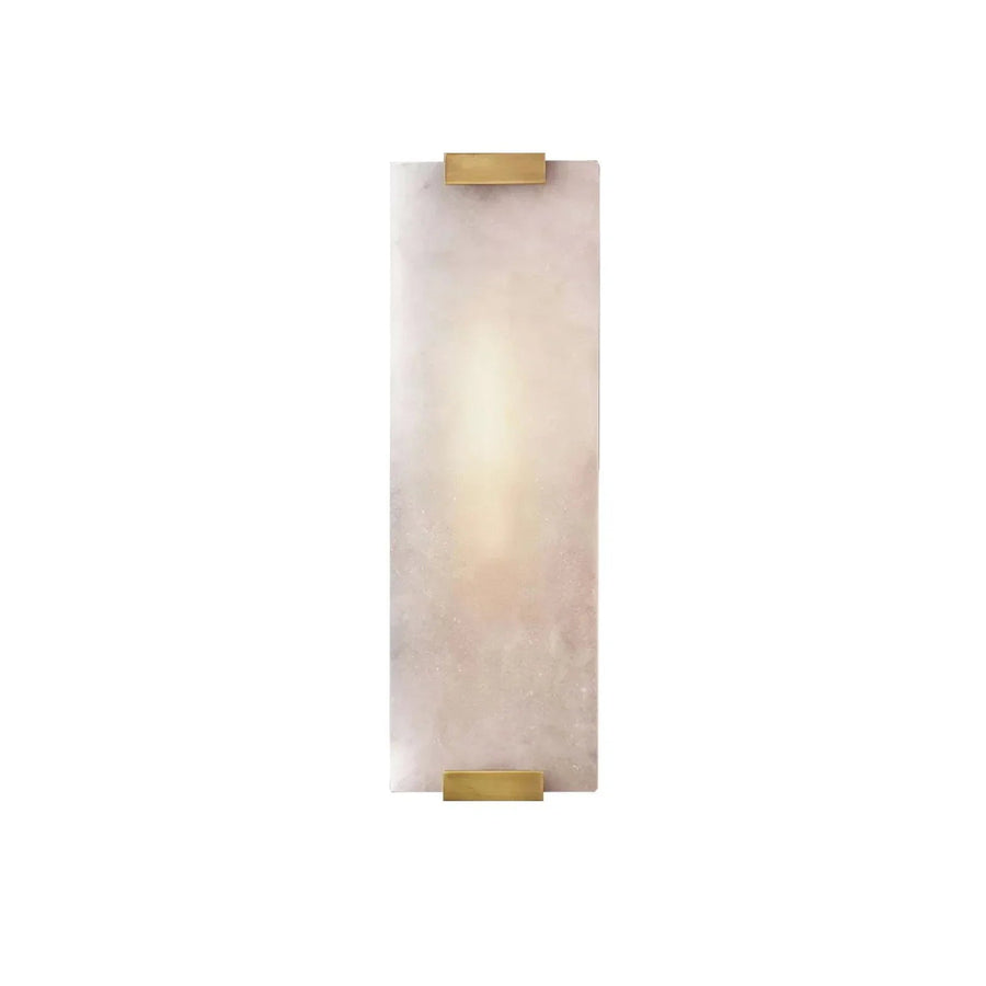 Roux Wall Light in alabaster for Hallway by AUVIELIGHT