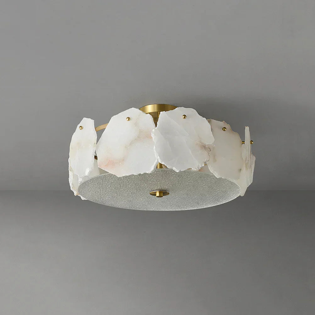 Artze Ceiling Light in alabaster for Living Room by AUVIELIGHT