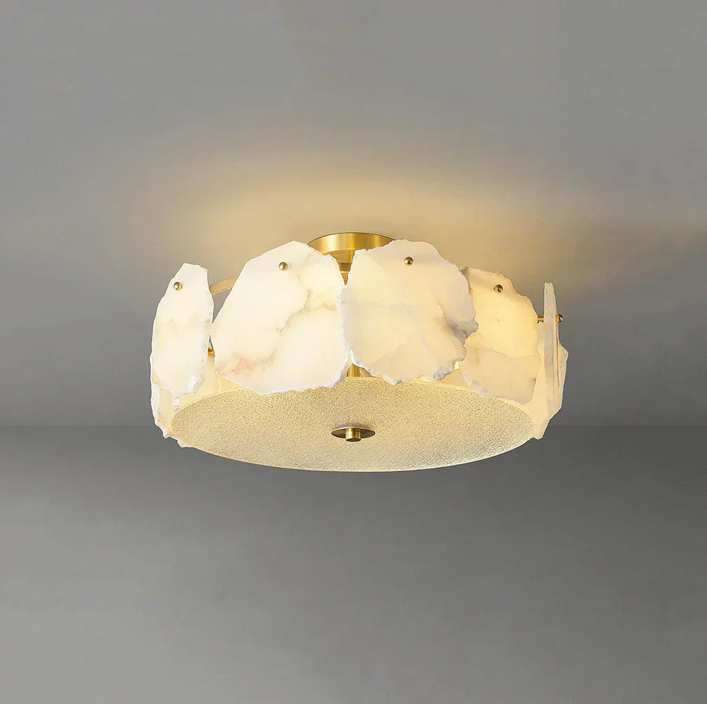 Artze Ceiling Light in alabaster for Living Room by AUVIELIGHT