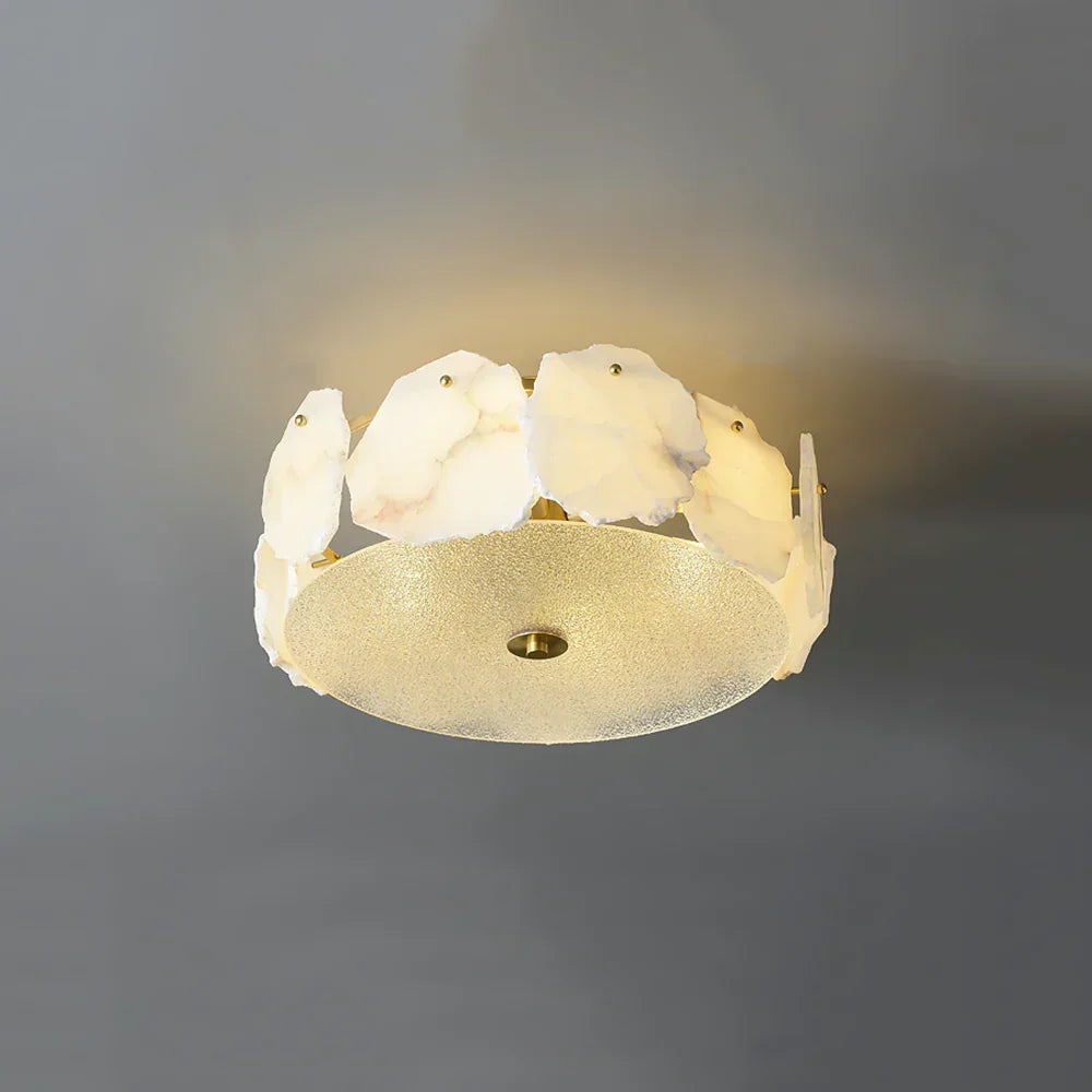 Artze Ceiling Light in alabaster for Living Room by AUVIELIGHT