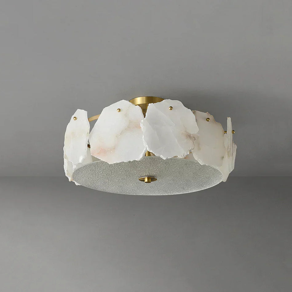 Artze Ceiling Light in alabaster for Living Room by AUVIELIGHT