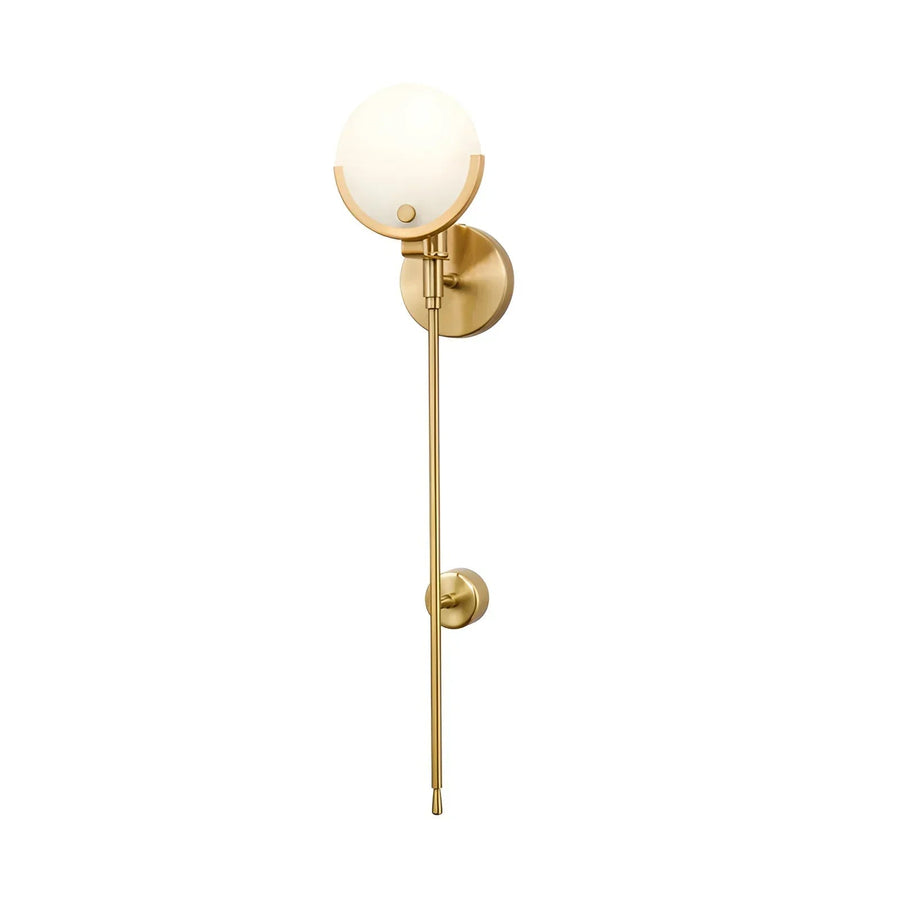 Ava Wall Light in alabaster for Hallway by AUVIELIGHT