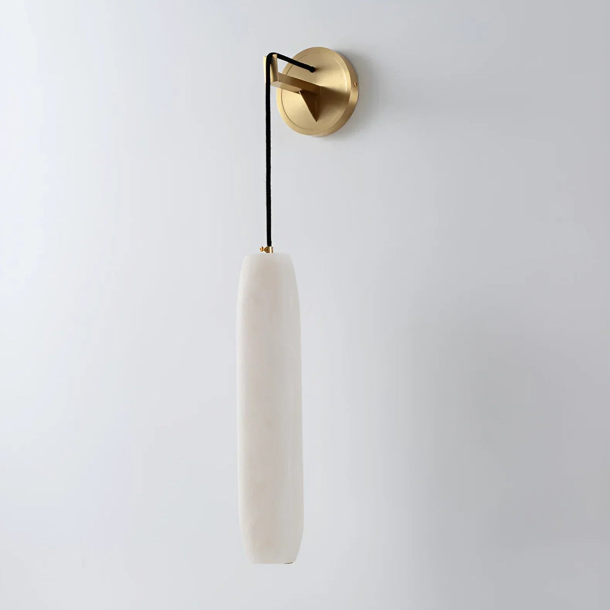 Flute Wall Light in alabaster for Hallway by AUVIELIGHT