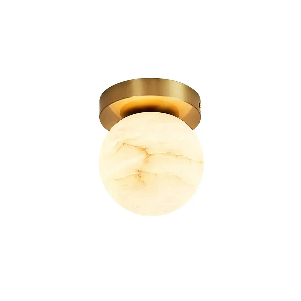 Melange Ceiling Light in alabaster for Living Room by AUVIELIGHT