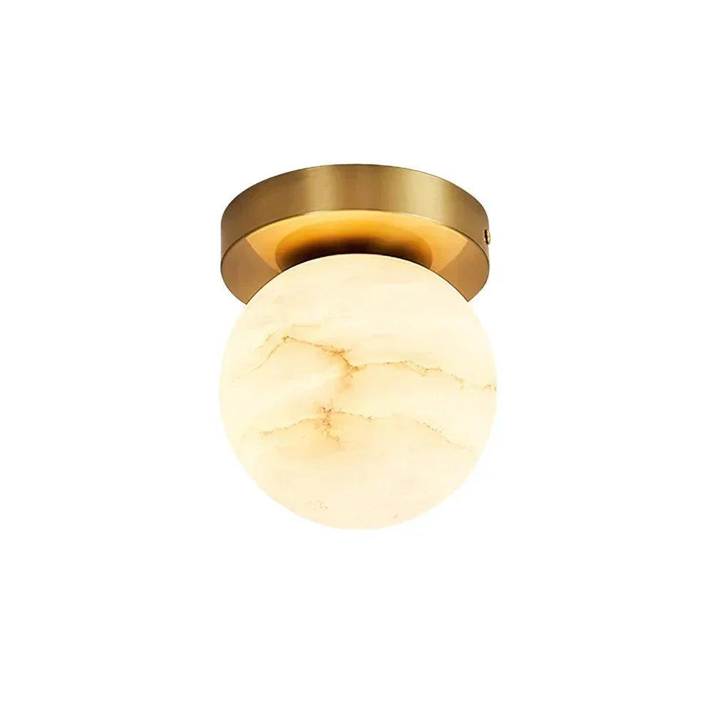Melange Ceiling Light in alabaster for Living Room by AUVIELIGHT