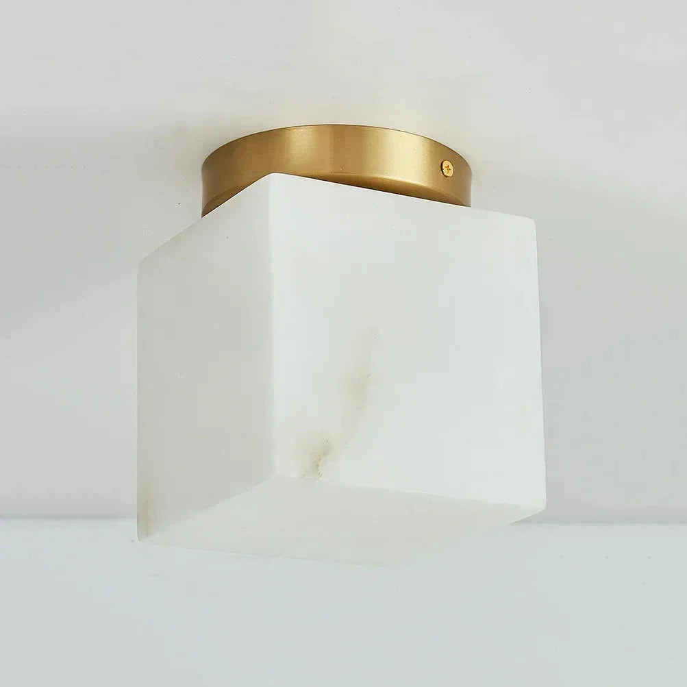Melange Ceiling Light in alabaster for Living Room by AUVIELIGHT
