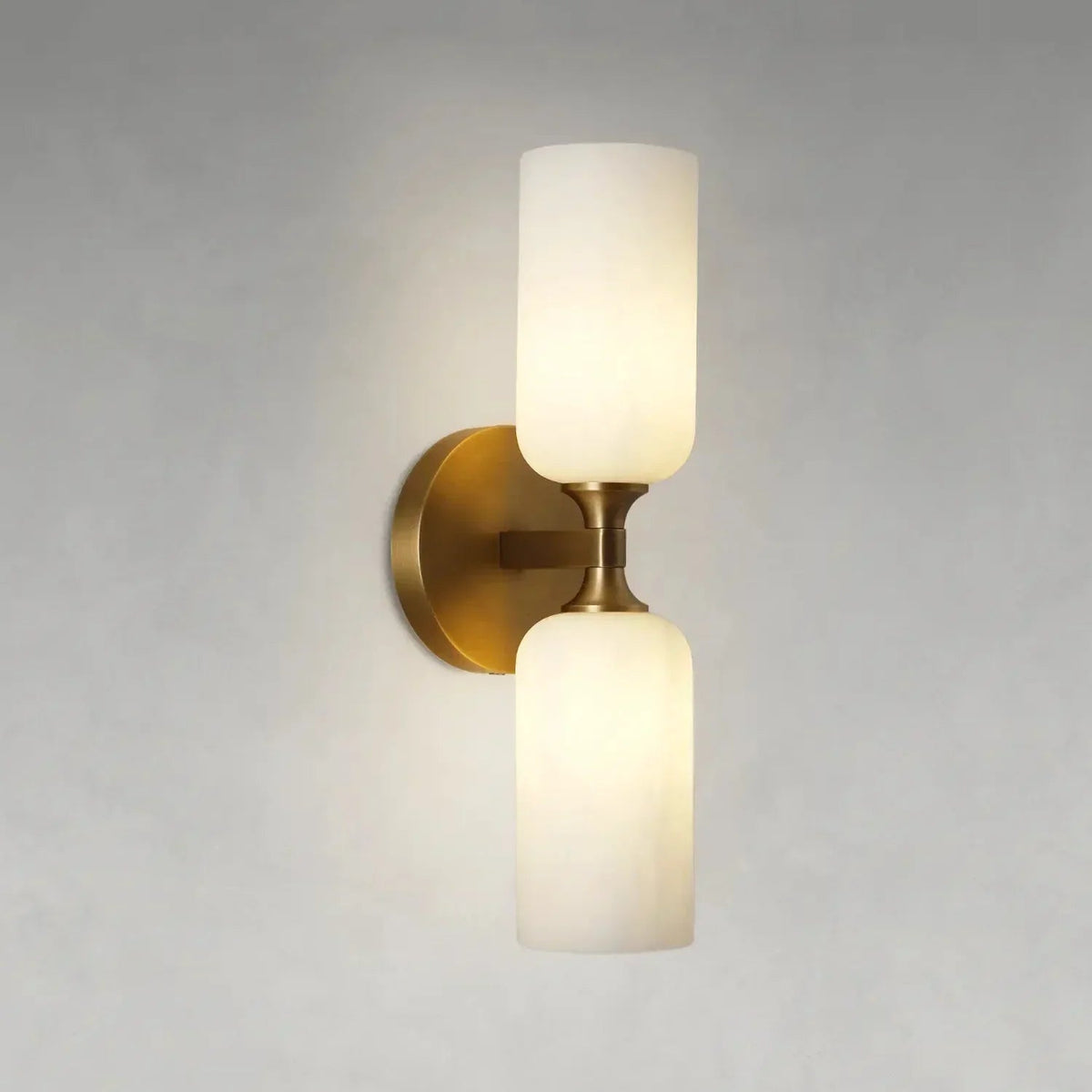 Monty Linear Wall Sconce in alabaster for Hallway by AUVIELIGHT