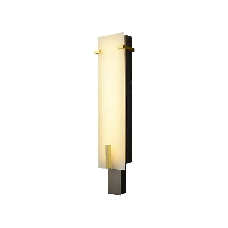 Modern Wall Light in alabaster for Hallway by AUVIELIGHT