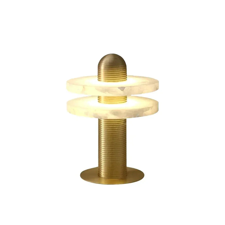 Column Lamp in alabaster for Living Room by AUVIELIGHT