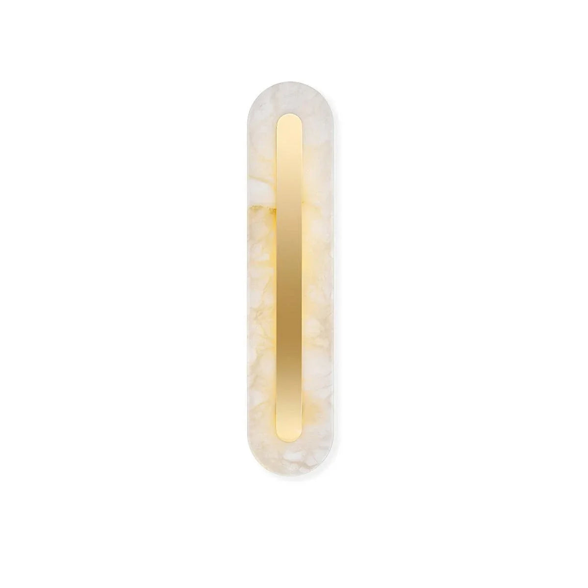 Linear Wall Sconce in alabaster for Hallway by AUVIELIGHT