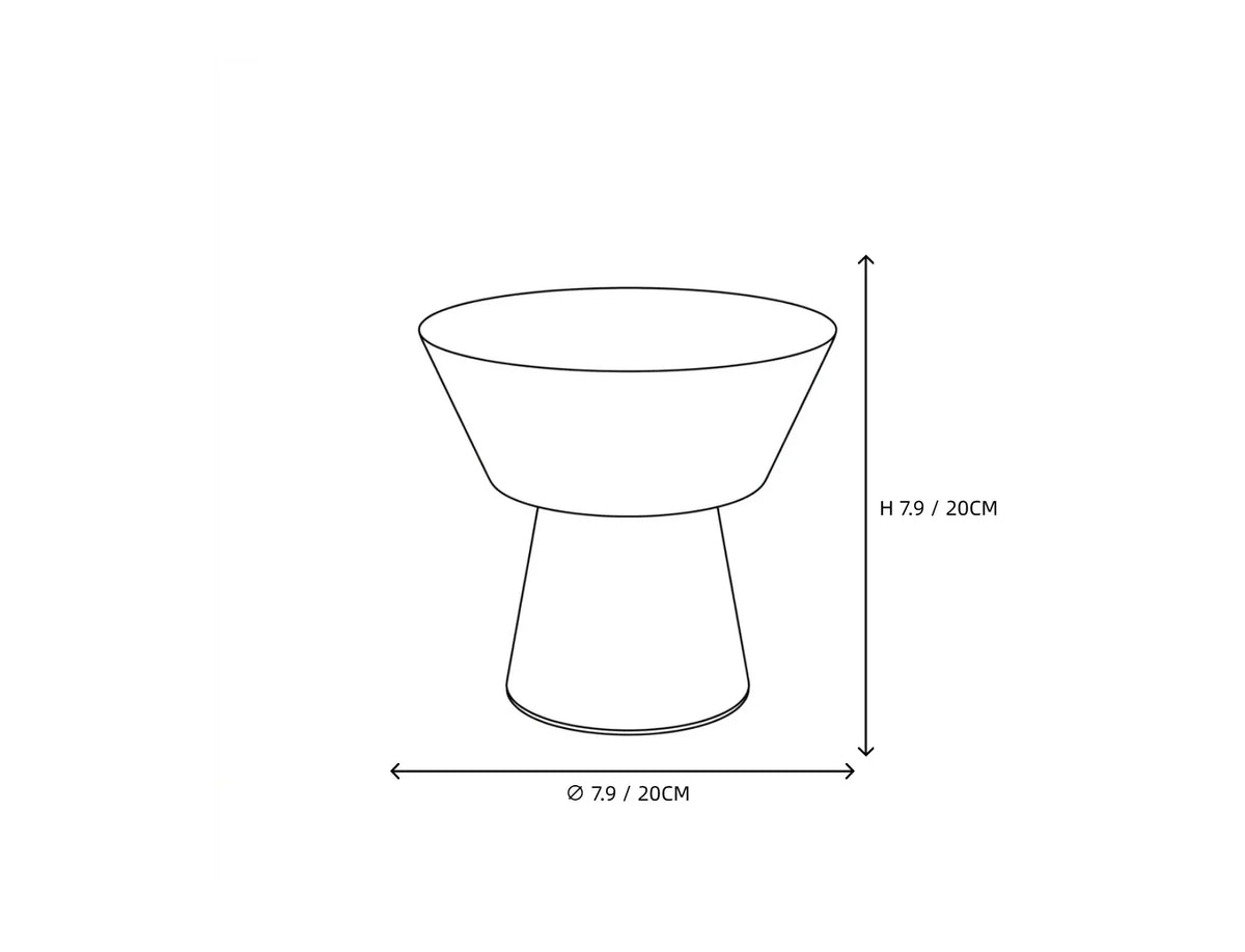 Conical Table Lamp in alabaster for Living Room by AUVIELIGHT