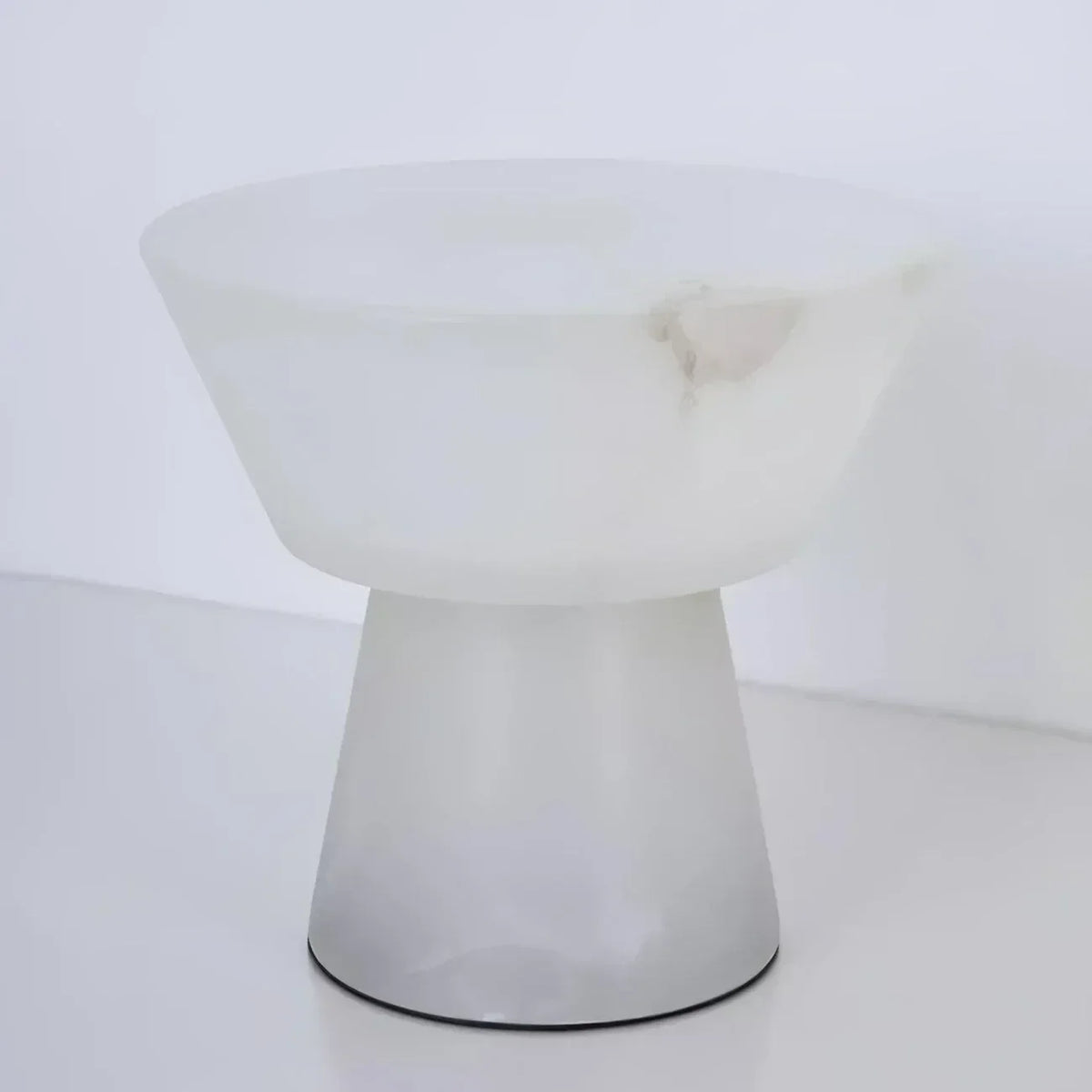 Conical Table Lamp in alabaster for Living Room by AUVIELIGHT