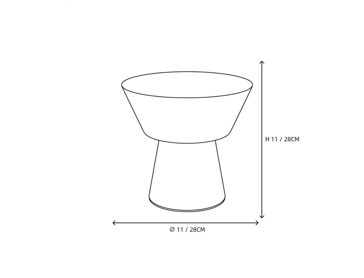 Conical Table Lamp in alabaster for Living Room by AUVIELIGHT