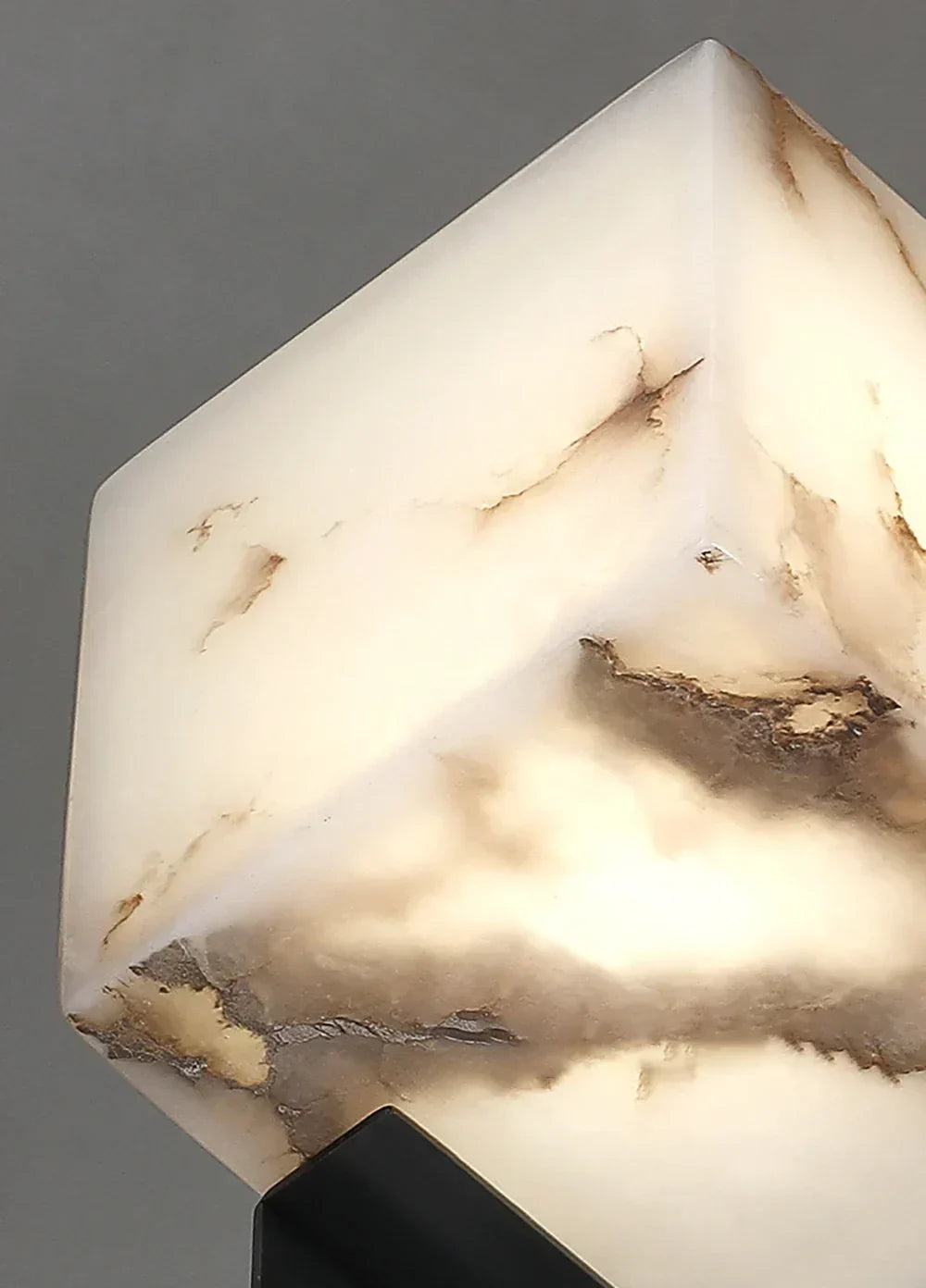 Modern Table Lamp in alabaster for Living Room by AUVIELIGHT