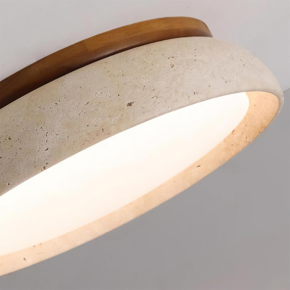Alora Ceiling Light in travertine for Living Room by AUVIELIGHT