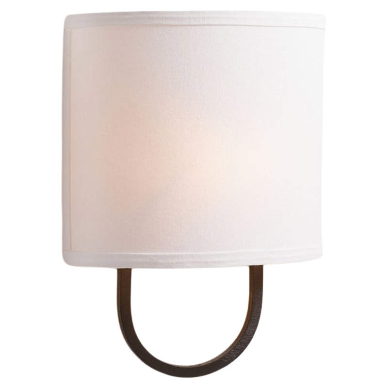 Althea Loop Wall Sconce in linen for Hallway by AUVIELIGHT