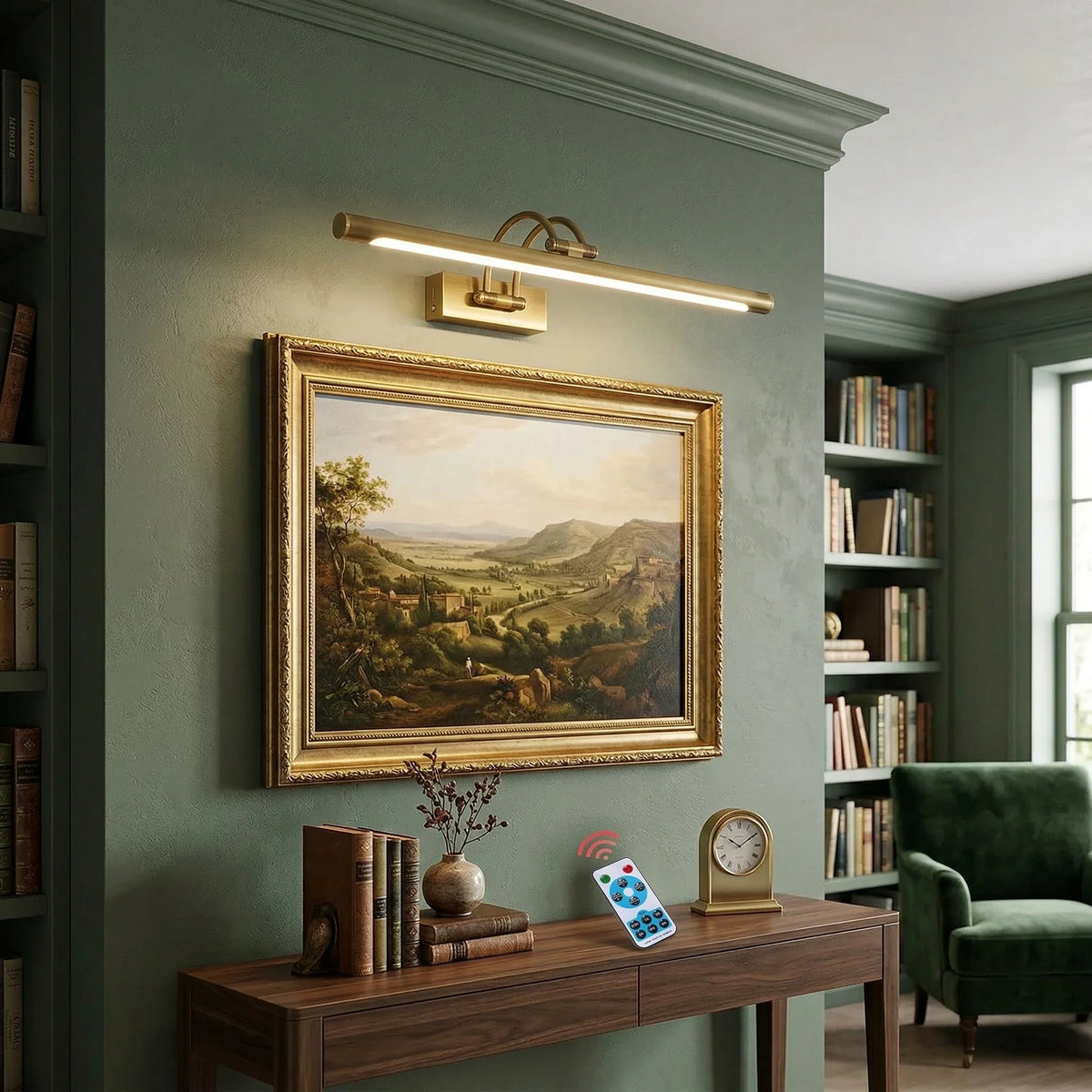 Alton Wall Light in brass for Hallway by AUVIELIGHT