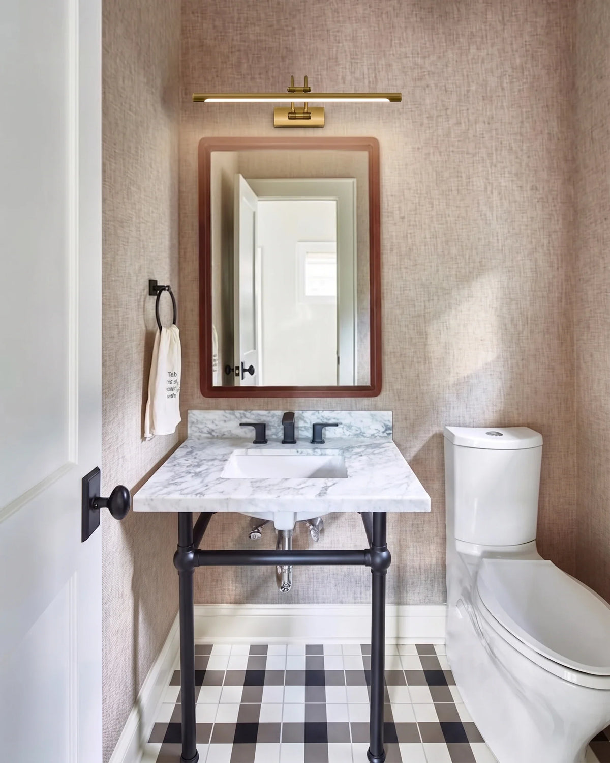 Alton Wall Light in brass for Hallway by AUVIELIGHT