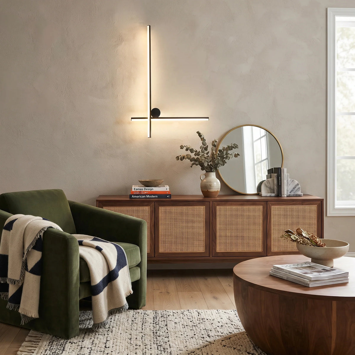 Aluminum Silicone Linear Wall Sconce for Hallway by AUVIELIGHT