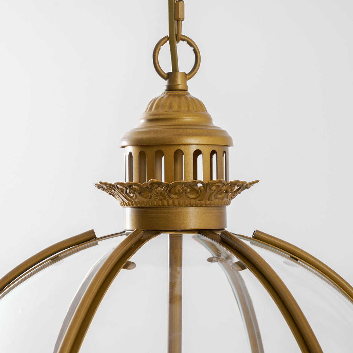 Globe Pendant Light in antique brass for Kitchen Island by AUVIELIGHT